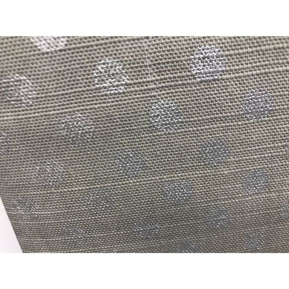 DOMAIN Pewter Metallic pocodots 100 % Cotton Dinner Set Of 6 20’x20” Napkins NIP - Picture 7 of 7